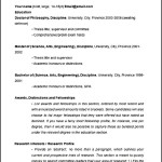 Research Analyst Resume Format Template