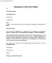 Resignation Letter Short Notice Example