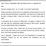 Resignation Letter With Notice Period