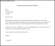 Resignation Letter format in Word