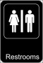 Restrooms Sign Template