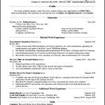 Resume For College Student