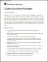 Resume Quality Assurance Manager