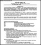 Resume Template for Banking Jobs