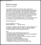 Retail Assistant Cv Template PDF