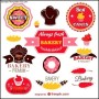 Retro Bakery Labels