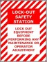 Safety Lockout Sign Template