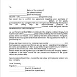 Sale Agreement Letter Template