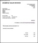 Sales Invoice Example Format