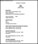 Sample Academic CV Template