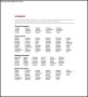 Sample Action List Template Free