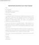 Sample Administrative Assistant Cover Letter Example In Word