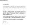 Sample Apology Letter to Customer