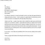 Sample Appreciation Letter to Brother