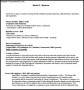 Sample Basic Resume Format