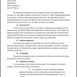 Sample Business Letter of Intent to do Business Word Doc