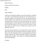 Sample Business Thank You Letter