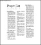 Sample Catholic Prayer List Template