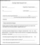 Sample Change Order Request Form