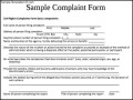 Sample Civil Complaint Form