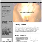 Sample Company Newsletter Template