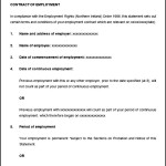 Sample Contact of Employee