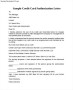 Sample Credit Card Authorization Letter