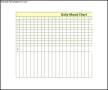 Sample Daily Mood Chart
