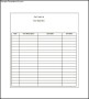 Sample Daily Task List Template Word