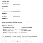 Sample Elementary Teacher Resume Template