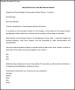 Sample Email Cover Letter Word Template Free Download