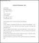 Sample Employment Resignation Letter