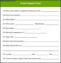 Sample Event Proposal Form