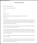 Sample Formal Announcement Letter Template Printable