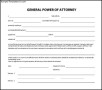Sample General Power of Attorney Form