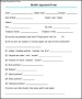 Sample Health Appraisal Form