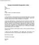 Sample Immediate Notice Resignation Letter