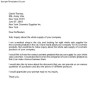 Sample Inquiry Letter