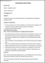 Sample Instrument Mechanic Resume Template