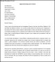 Sample Internship Letter of Intent Template Free Document