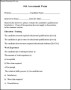 Sample Job Assessment Form