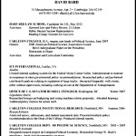 Sample Lawyer Resume Template Format
