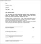 Sample Letter Of Agreement