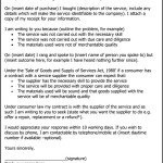 Sample Letter of Complaint for Services