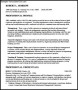 Sample MBA Resume Template Free
