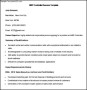 Sample MRP Controller Resume Template