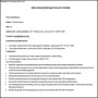 Sample Manufacturing Manager Resume Template