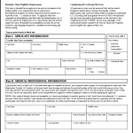 Sample Medical Application Form