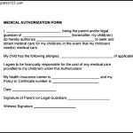 Sample Medical Authorization Form