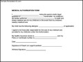 Sample Medical Authorization Form